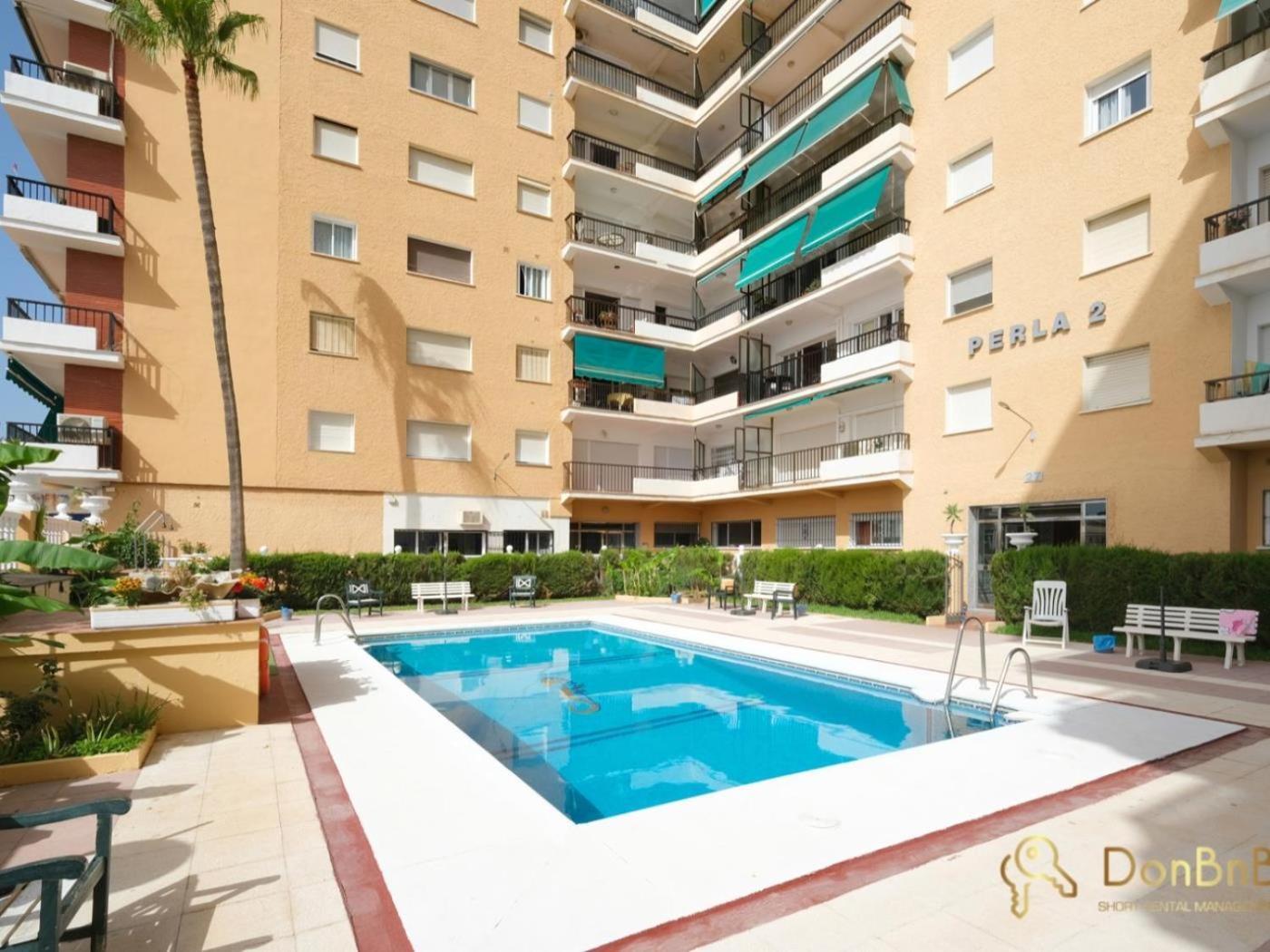Apartamento Con Piscina En La Primera Linea De Playa De Fuengirola Værelse billede